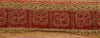 Sanskriti Vintage Sari Border Hand Beaded Bandhani 1 YD Trim Sewing Cream Lace