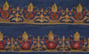 Sanskriti Vintage Sari Border Hand Beaded 1 YD Indian Trim Sewing Blue Lace