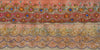 Vintage Sari Border Antique Hand Beaded 1 YD Indian Trim Sewing Peach Zari Lace