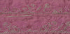 Vintage Sari Border Antique Hand Beaded 1 YD Indian Trim Sewing Pink Zari Lace