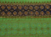 Vintage Sari Border Antique Hand Beaded 1 YD Indian Trim Sewing Green Lace