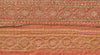 Vintage Sari Border Antique Hand Beaded 1 YD Indian Trim Sewing Maroon Lace