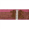 Sanskriti Vintage Sari Border Hand Embroidered 1YD Indian Trim Sewing Pink Lace