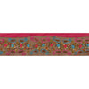 Sanskriti Vintage Sari Border Hand Beaded 1 YD Indian Trim Ribbon Pink Lace