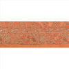 Sanskriti Vintage Sari Border Hand Beaded 1 YD Indian Trim Sewing Peach Lace