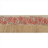 Sanskriti Vintage Sari Border Hand Embroided Woven Brocade 1 YD Trim Sewing Lace