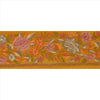 Sanskriti Vintage Sari Border Embroidered 1 YD Indian Trim Sewing Saffron Lace