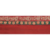 Sanskriti Vintage 1 YD Sari Border Hand Beaded Indian Trim Sewing Dark Red Lace