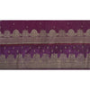 Sanskriti Vintage 1 Yard Trim Saree Border Brocade Craft Sewing Purple Lace