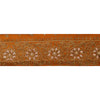 Sanskriti Vintage Sari Border 1 YD Craft Orange Trim Hand Beaded Sewing Lace