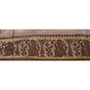 Sanskriti Vintage 1 YD Sari Border Woven Baluchari Trim Sewing Brown Lace