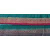 Sanskriti Vintage 1 YD Trim Pink/Green Sari Border  Brocade Craft Ribbon Lace