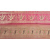 Sanskriti Vintage 1 Yard Indian Sari Border Brocade Trim Sewing Craft Pink Lace