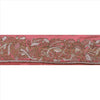 Sanskrkti Vintage Sari Border Hand Embroidered 1 YD Indian Trim Sewing Pink Lace