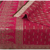 Sanskriti Vintage Magenta Sarees PureSilk HandWoven Brocade/Banarasi Sari/Fabric