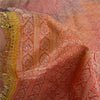 Sanskriti Vintage Sarees Multi Brocade/Banarasi Zari Work Pure Satin Sari Fabric