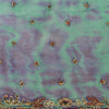 Sanskriti Vintage Dupatta Long Stole Pure Chiffon Silk Hand Beaded Tie- Dye Veil