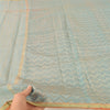 Sanskriti Vintage Blue Long Dupatta/Stole Pure Cotton Hand-Block Printed Scarves