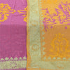 Sanskriti Vintage Long Dupatta/Stole Pure Georgette Embroidery Ari Wrap Scarves