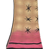 Sanskriti Vintage Dupatta Indian Long Stole Cotton Silk Hand-Block Printed Veil