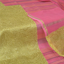 Load image into Gallery viewer, Sanskriti Vintage Long Dupatta Pink Pure Chanderi Cotton Printed Stole Scarves
