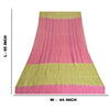 Sanskriti Vintage Long Dupatta Pink Pure Chanderi Cotton Printed Stole Scarves