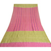 Sanskriti Vintage Long Dupatta Pink Pure Chanderi Cotton Printed Stole Scarves