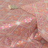 Sanskriti Vintage Long Multi Indian Dupatta Pure Silk Woven Stole Scarves Veil