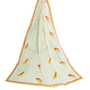 Sanskriti Vintage Long Ivory Dupatta Cotton Stole Kota Bird Embrodered Scarves