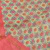 Sanskriti Vintage Long Pink Dupatta Pure Cotton Print/Solid Scarves Stole Veil