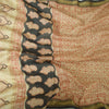 Sanskriti Vintage Long Red/Cream Dupatta Pure Chanderi Cotton Hand Block Printed