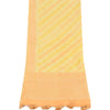 Sanskriti Vintage Yellow Dupatta Long Stole Pure Cotton Woven Premium Wrap Veil