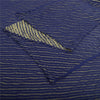 Sanskriti Vintage Long Dupatta Pure Georgette Blue Hand Woven Stole Scarf Veil