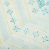 Sanskriti Vintage Long Dupatta Pure Cotton White/Blue Hand Block Print Scarf