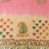 Sanskriti Vintage Long Dupatta/Stole Pure Georgette Embroidered Pink Scarf Veil