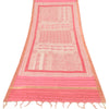 Sanskriti Vintage Pink Dupatta Long Stole Art Silk Printed Premium Wrap Scarves