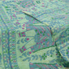 Sanskriti Vintage Green Dupatta Long Stole Art Silk Printed Premium Wrap Scarves