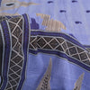 Sanskriti Vintage Sarees Indian Blue 100% Pure Cotton Printed Sari Craft Fabric