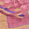 Sanskriti Vintage Sarees Indian Pink 100% Pure Cotton Printed Sari Craft Fabric