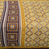 Sanskriti Vintage Sarees Light Yellow Pure Cotton Printed Sari 5yd Craft Fabric