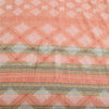 Sanskriti Vintage Sarees Pink Indian Pure Cotton Printed Sari 5yd Craft Fabric