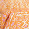 Sanskriti Vintage Sarees Yellow/White Pure Cotton Printed Sari 5yd Craft Fabric