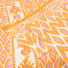 Sanskriti Vintage Sarees Yellow/White Pure Cotton Printed Sari 5yd Craft Fabric