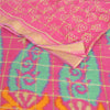 Sanskriti Vintage Sarees Indian Pink Pure Cotton Woven Printed Sari Craft Fabric