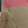 Sanskriti Vintage Sarees Indian Pink Pure Cotton Printed Sari 5yd Craft Fabric