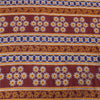 Sanskriti Vintage Sarees Indian Blue Pure Cotton Printed Sari 5yd Craft Fabric