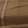 Sanskriti Vintage Sarees Chettinad Woven 100% Pure Cotton Sari 5+yd Craft Fabric