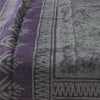 Sanskriti Vintage Sarees Blue/Purple Batik Work Pure Cotton Sari 5+yd Fabric