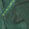 Sanskriti Vintage Sarees GreenIkat Handwoven Odisha Pure Cotton Sari 5+yd Fabric