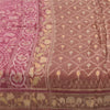 Sanskriti Vintage Sarees Ikat Handwoven Sambhalpuri Pure Cotton Sari 5+yd Fabric